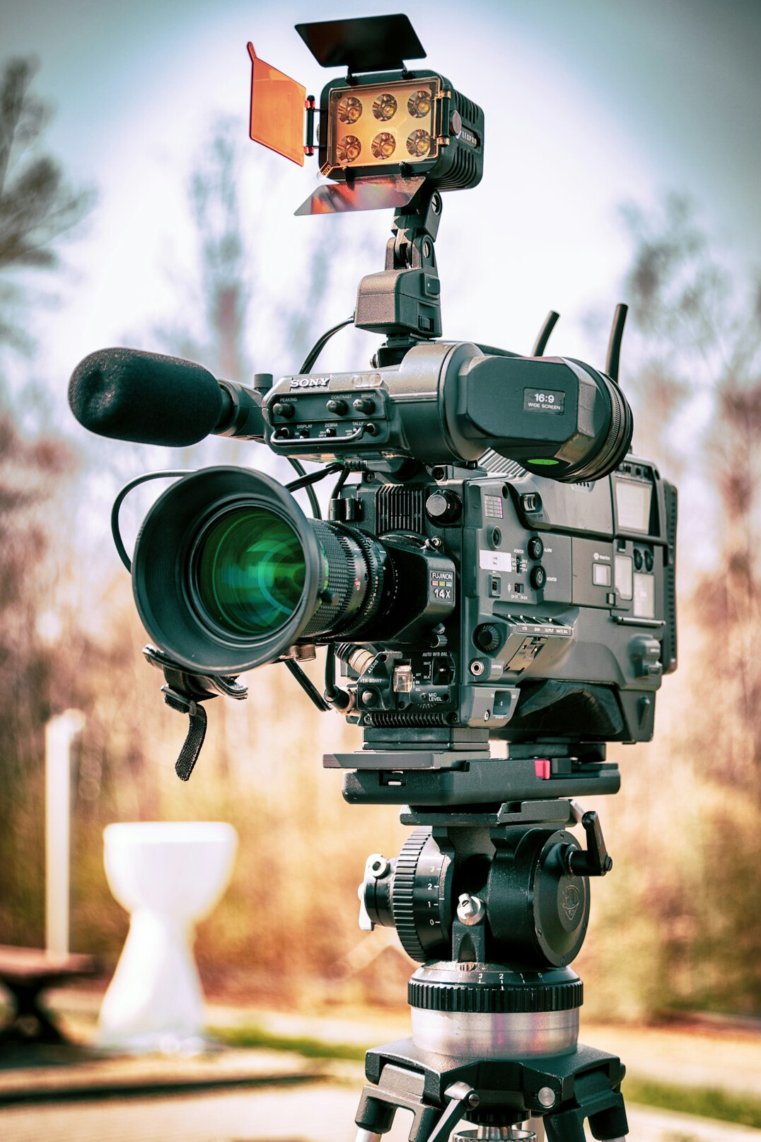 camera on tripod